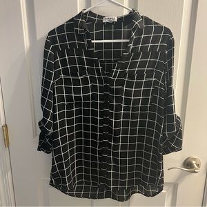 Express Windowpane Portfolio Shirt
